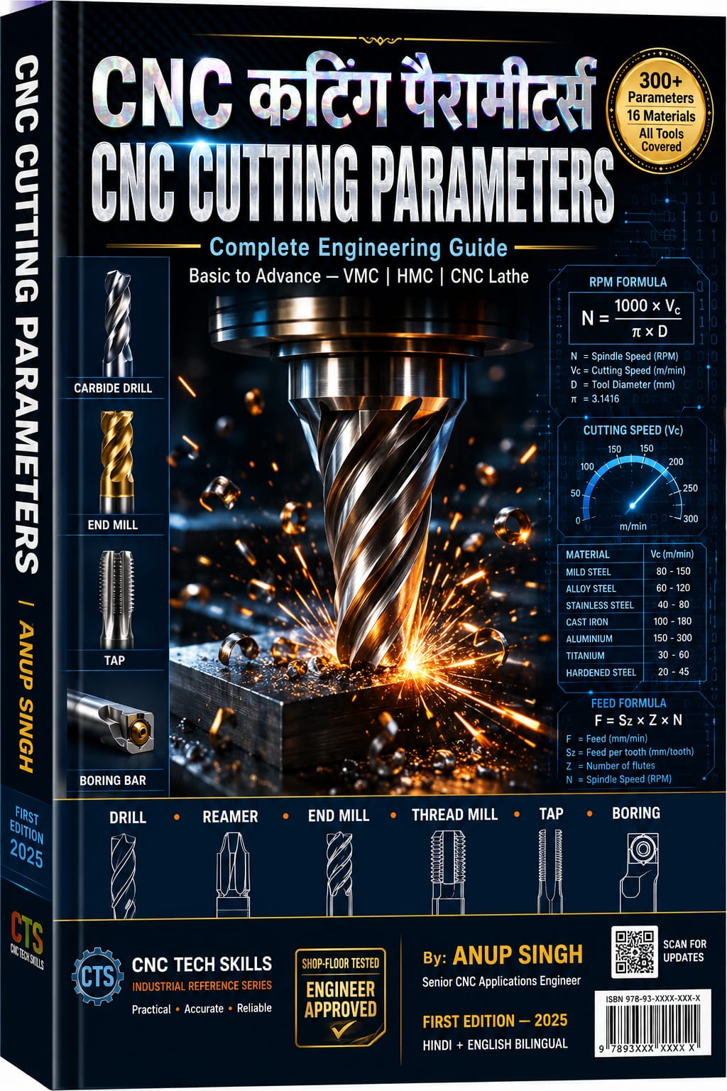 cnc cutting tool Parameter book